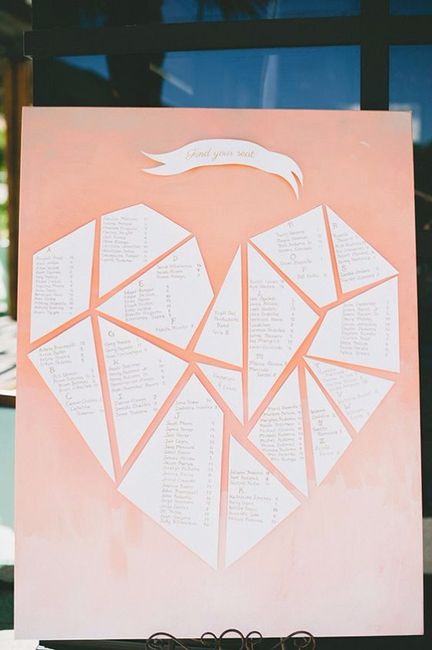 Seating plan moderno 