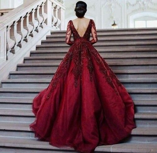 Vestidos de noiva para o mês Vermelho 6