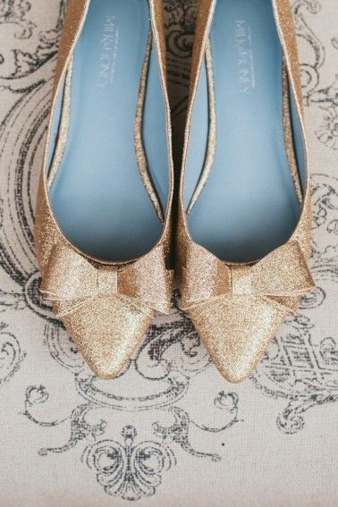 Sapatos de noiva para o mês Dourado 10