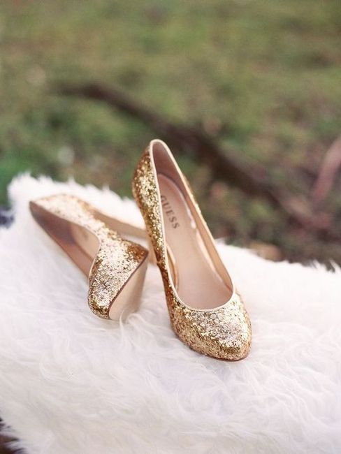 Sapatos de noiva para o mês Dourado 6
