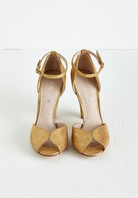 Sapatos de noiva para o mês Dourado 7
