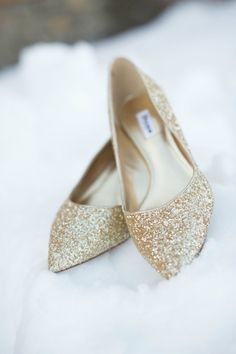 Sapatos de noiva para o mês Dourado 9