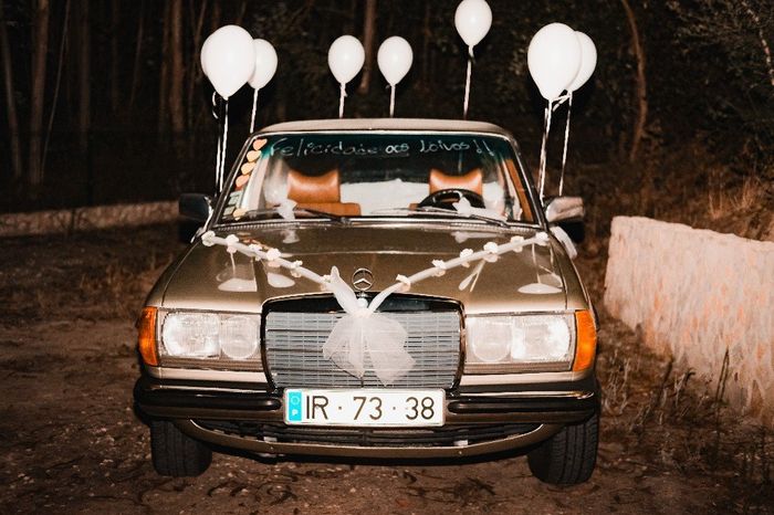 Decoração do meu carro de casamento! 11