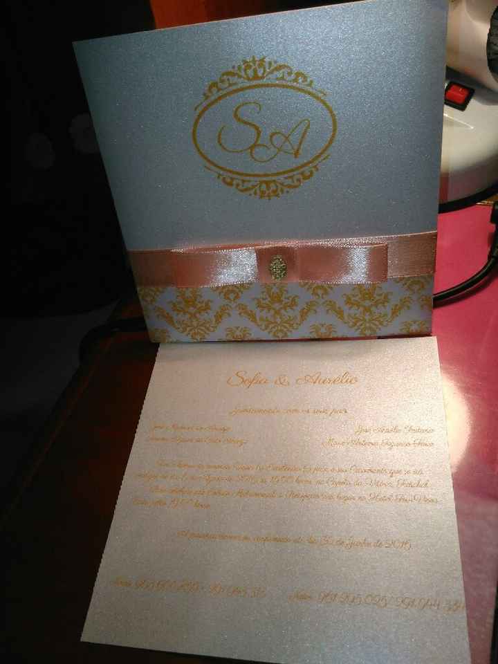 Os nossos convites - 1