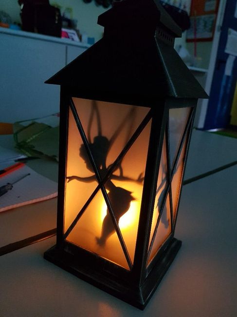 Lanterna de vela (Mesa Peter Pan)