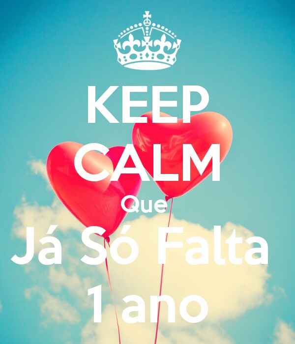 Já só falta um ano!! - 1