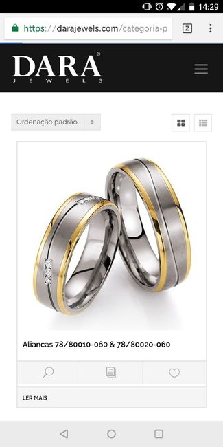 Alianças titânio 1