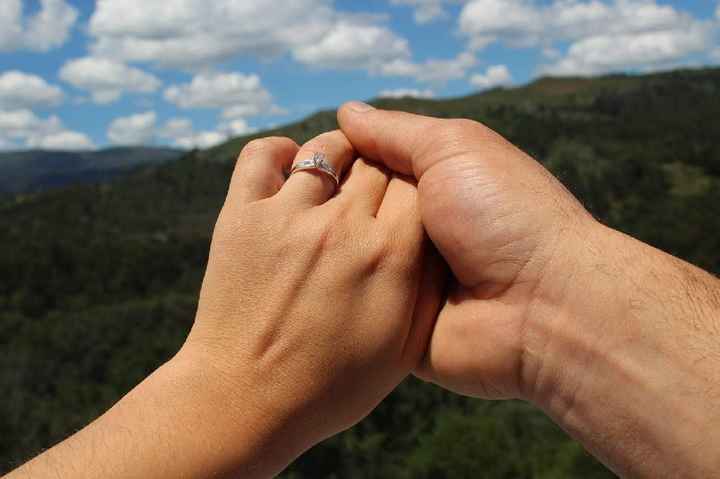 Bora partilhar o nosso anel de noivado? 💍😍 - 1