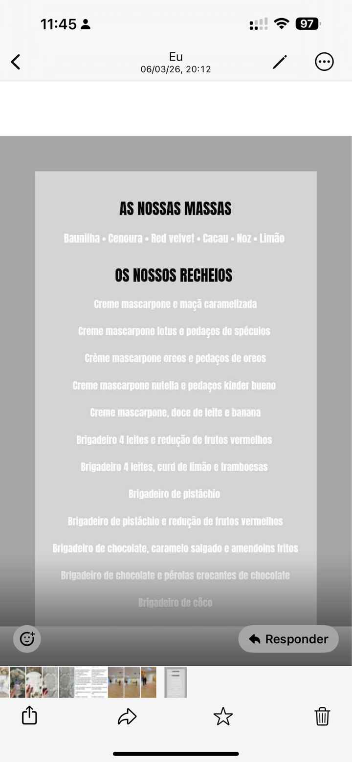 Bolo de casamento - 1