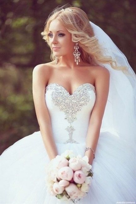 Vestido e bouquet