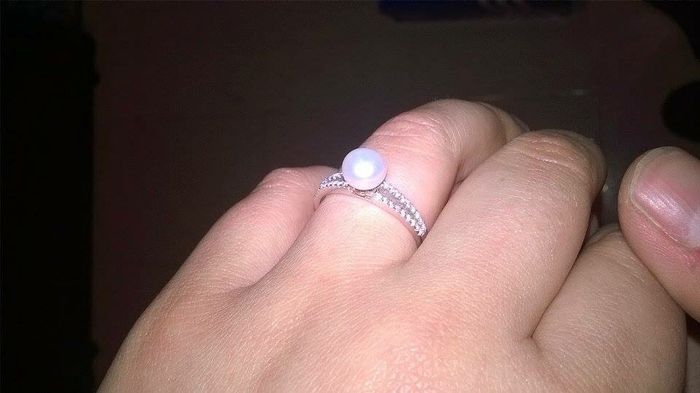 O meu anel de noivado "verdadeiro" - 1