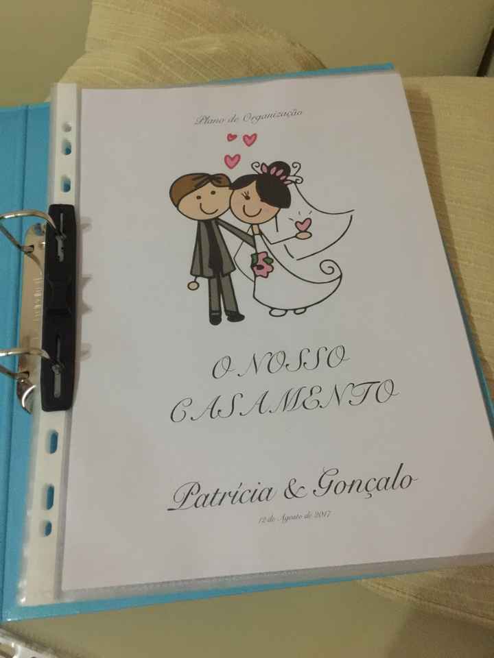 Dossier de organização do casamento - 2
