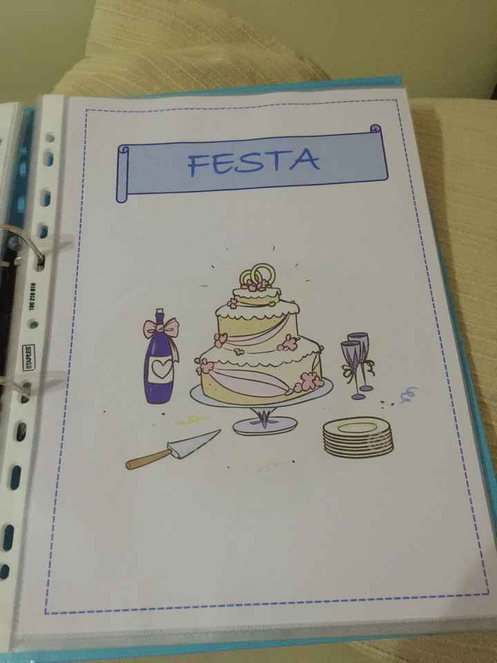 Dossier de organização do casamento - 6