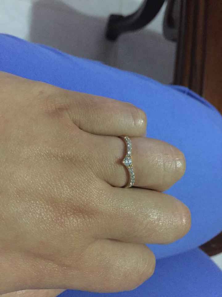 O meu anel de noivado "verdadeiro" - 2