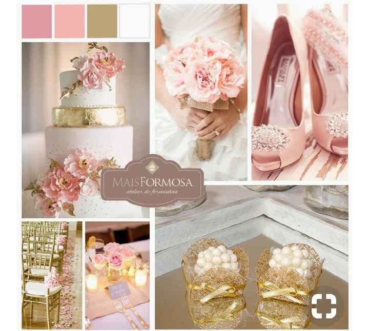 Branco, dourado e Rosa - Decoração - 2