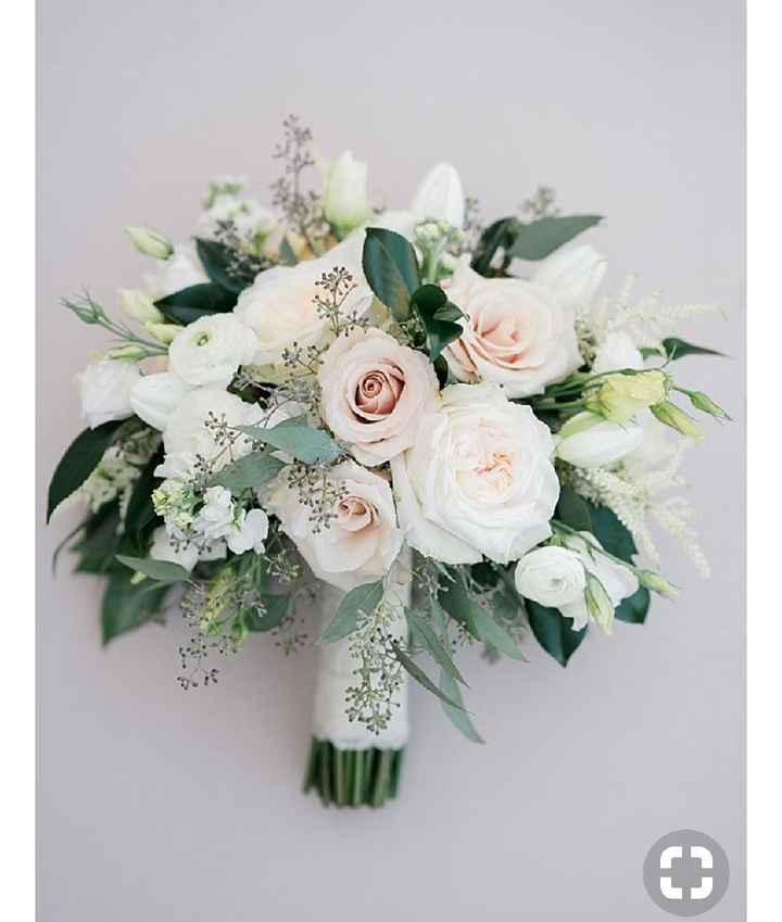 Branco, dourado e Rosa - Boquet - 2
