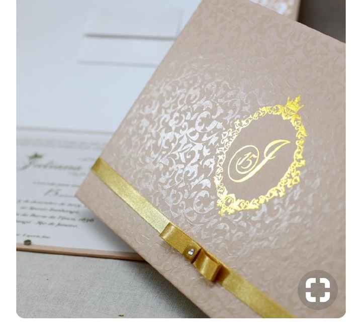 Branco, dourado e Rosa - Convites - 2