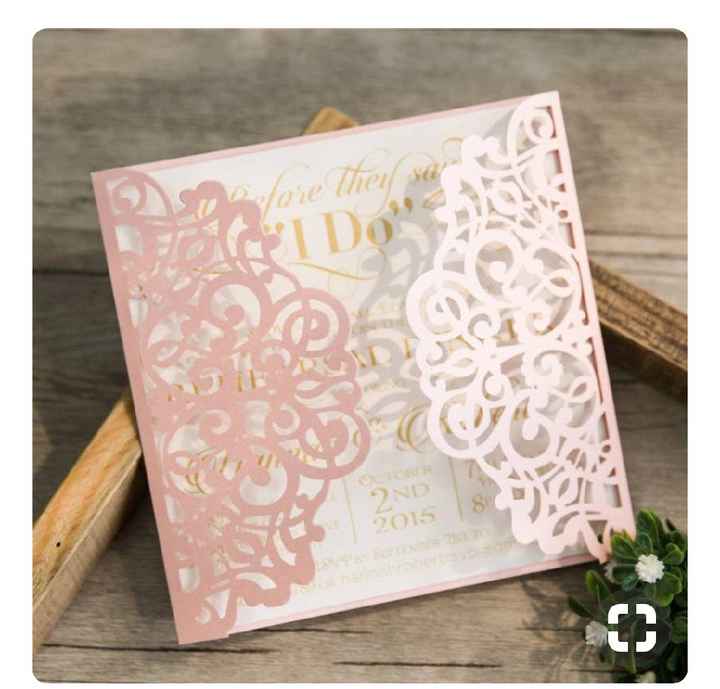 Branco, dourado e Rosa - Convites - 3