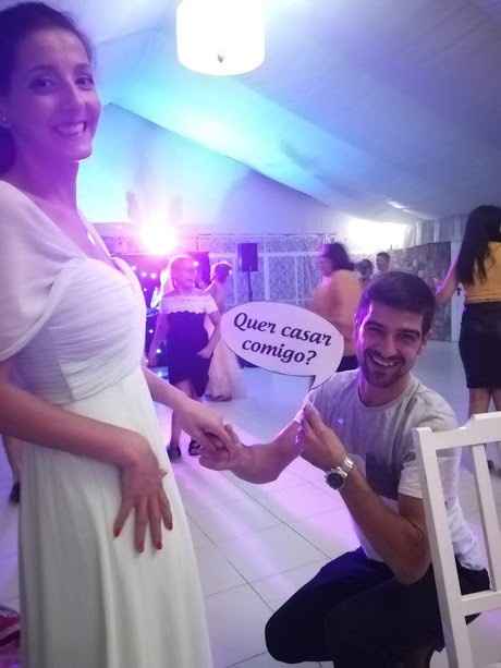 Brincadeira num casamento de uma amiga! (foi este domingo)
