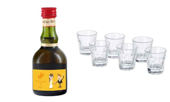Miniaturas Licor Beirão + Copo de Shot