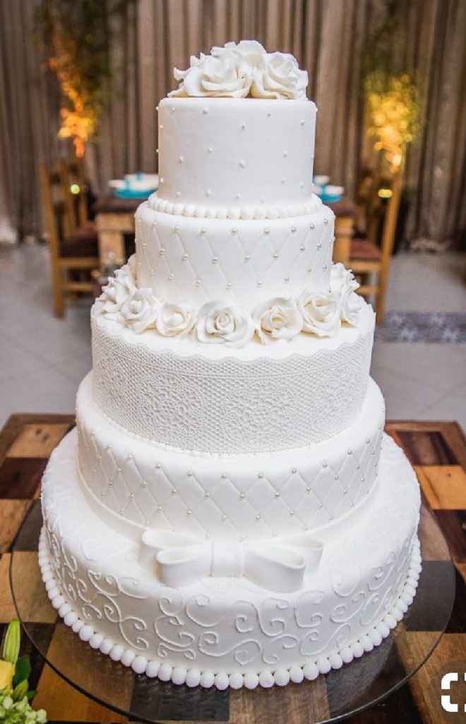 Casamento estilo clássico - bolo - 2