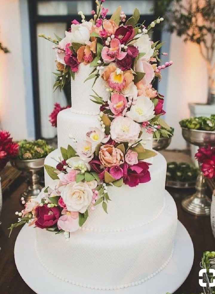 Casamento estilo clássico - bolo - 1