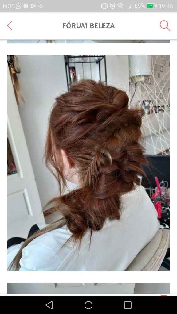 Prova de make e cabelo 👸 - 1
