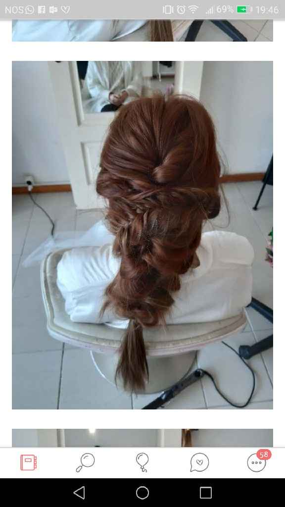 Prova de make e cabelo 👸 - 2