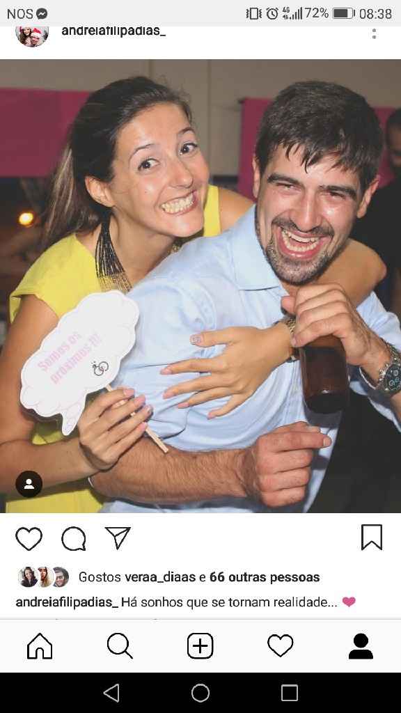 Como anunciaram publicamente o vosso casamento? - 1