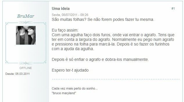 Conselhos de uma ud - Manualidades - 4