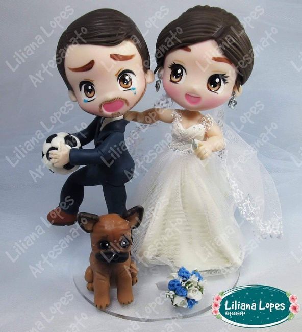 Vão ter cake topper no vosso bolo de casamento? - 1