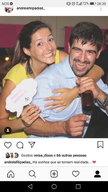 Como anunciaram publicamente o vosso casamento? - 1