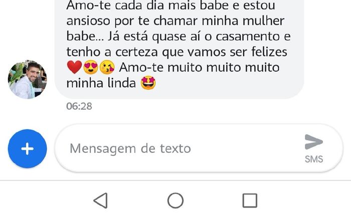 Quando falam do grande dia, qual é a sua reação? 1