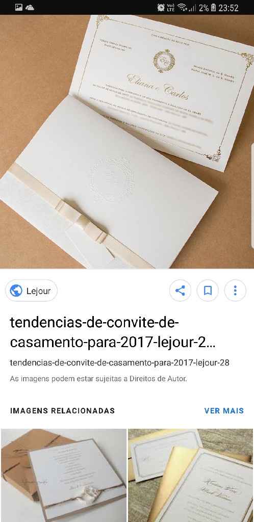  Papel para convites - 2