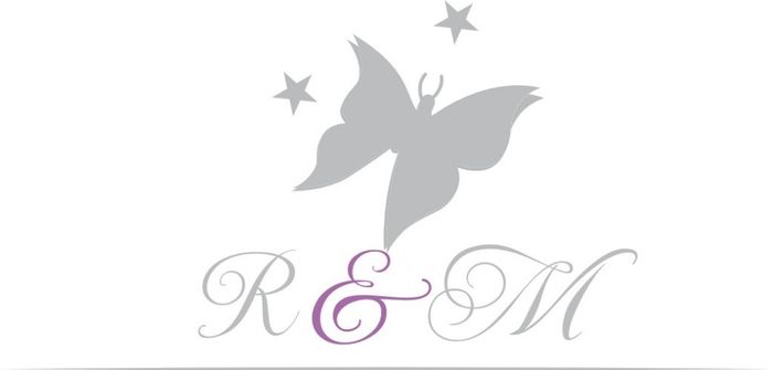 iniciais com borboleta