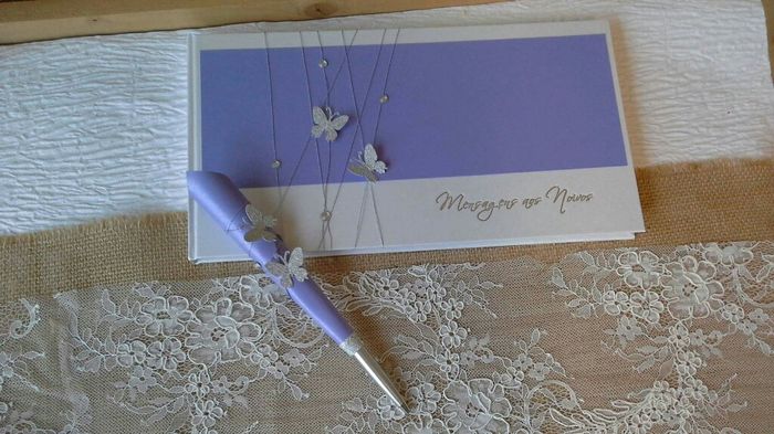 Livro de honra e caneta - 1