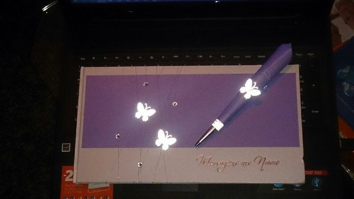 Livro de honra e caneta - 2