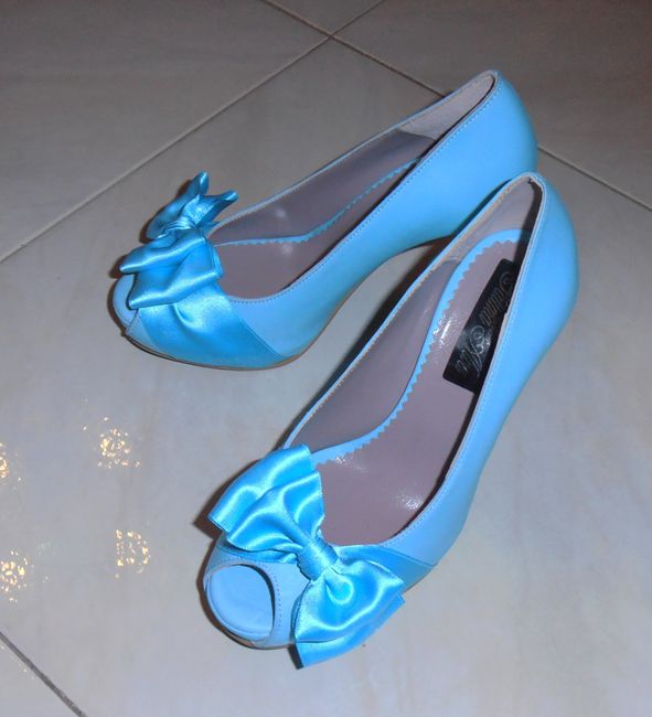 os meus sapatos de noiva