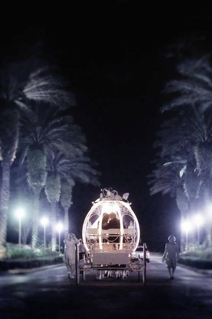 Adora ir de caroça tipo cinderela