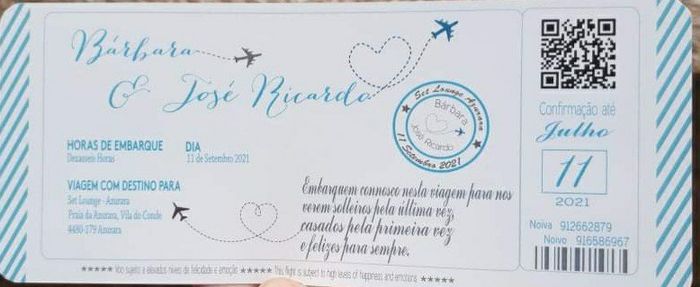 Branco ou com cor: os convites de casamento! - 1