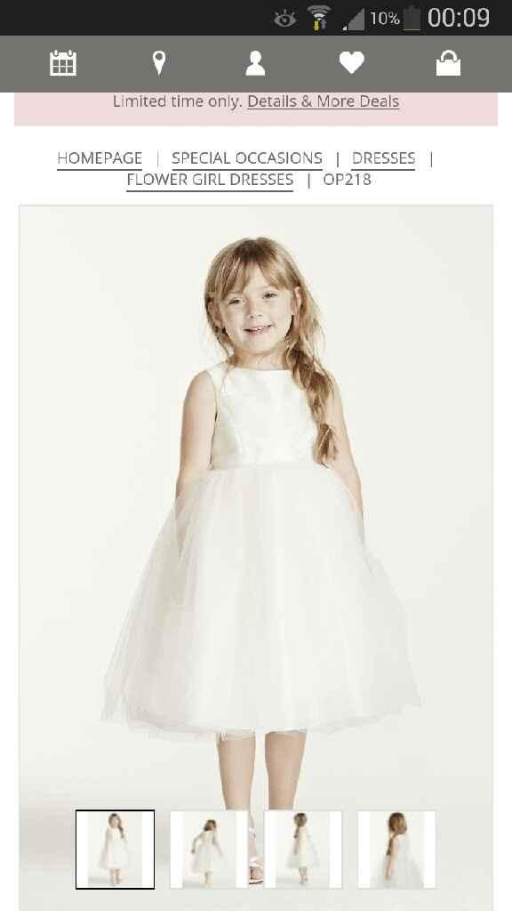 Vestidos meninas das flores/alianças - 1