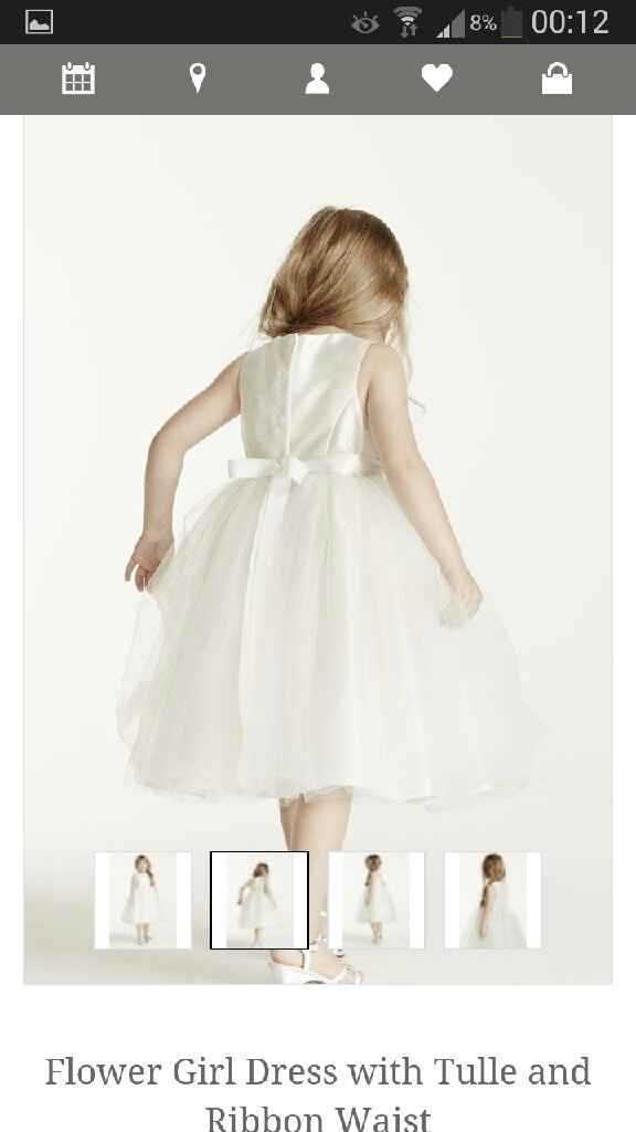 Vestidos meninas das flores/alianças - 2