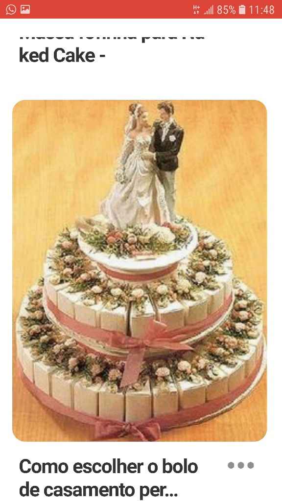 Bolo dos noivos tem que ser bolo? - 1