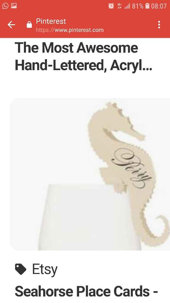 Porta alianças tema mar diy - 2