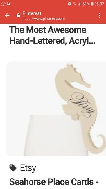 Porta alianças tema mar diy - 2