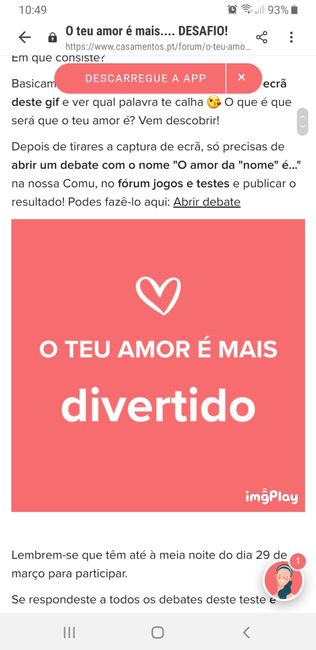 o amor da Ana é - 1