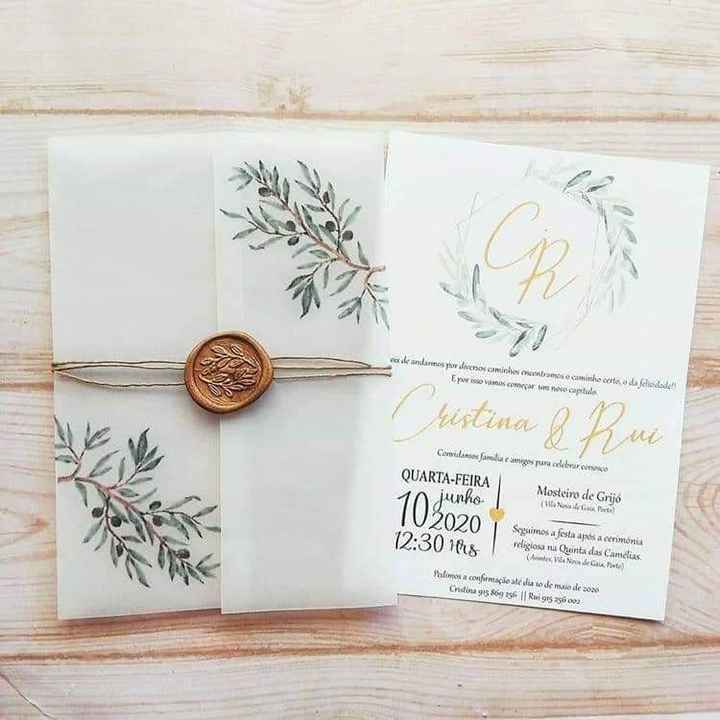 Dúvidas sobre o tema de casamento: Os convites - 1