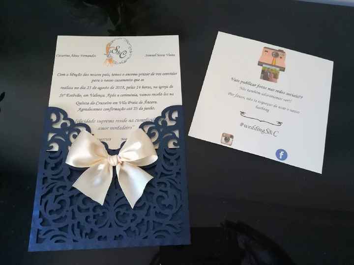CHECKLIST: O meu convite de casamento - 1