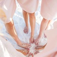 Wedding day on the beach -"Um miminho para as convidadas"