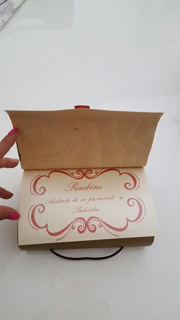 Convite aos padrinhos - 2